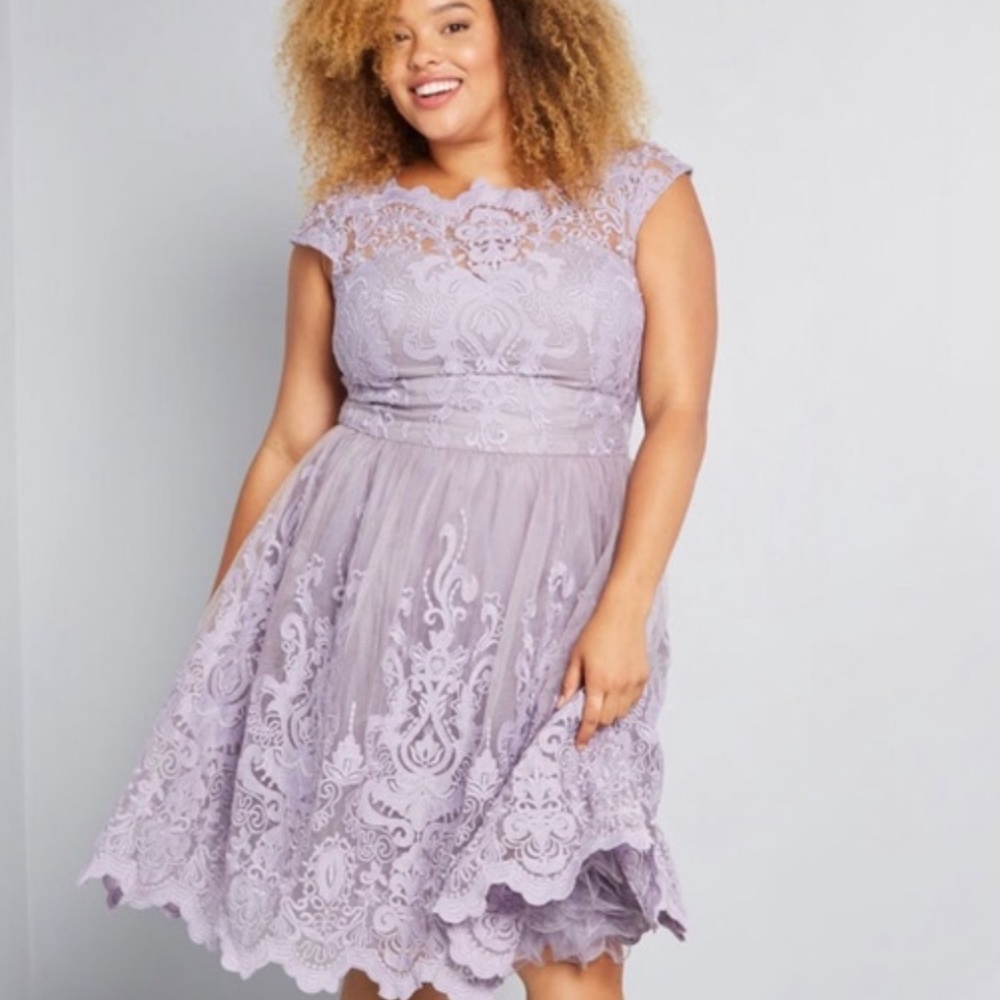 Modcloth X Chi Chi London Exquisite Elegance Dress